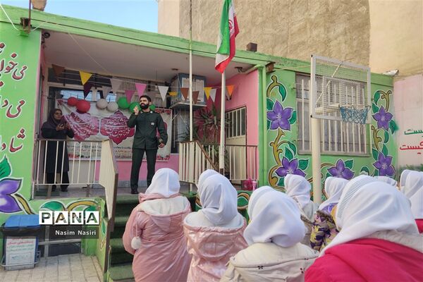 جشن میلاد امام‌حسین(ع) در دبستان سارا شهرستان ملارد