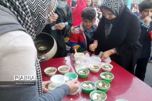 جشن اعیاد شعبانیه در دبستان احمدمعینی منطقه ۱۳