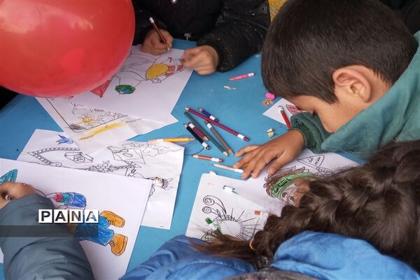 ایستگاه صلواتی هیات دانش‌آموزی یاوران مهدی در شهرستان ساوه