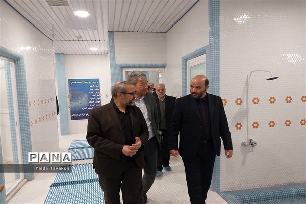 آیین افتتاح استخر مالک اشتر آموزش و پرورش ناحیه یک مشهد