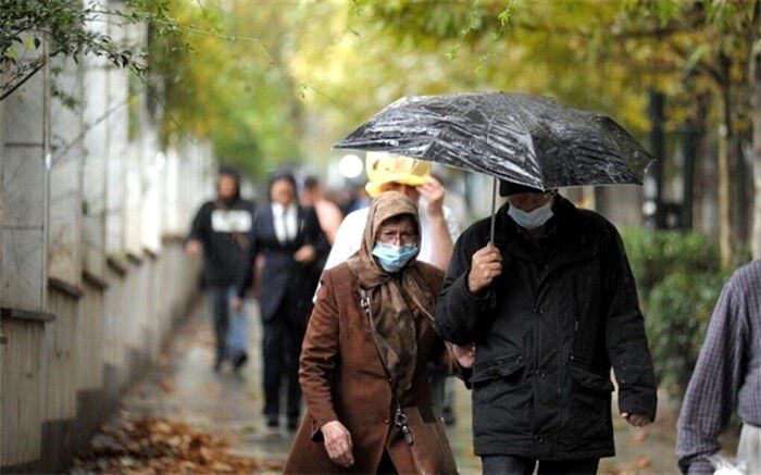 بارش باران در مناطق مختلف کشور