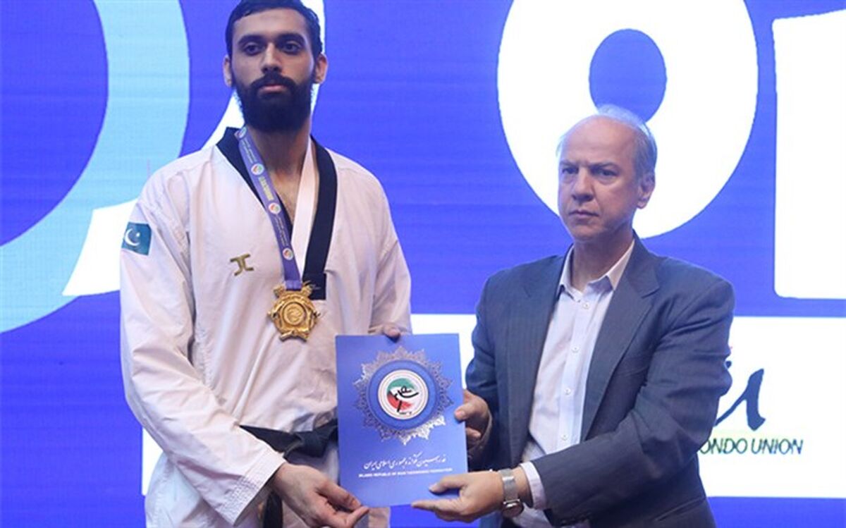 فنی ترین تکواندوکار جام فجر از پاکستان