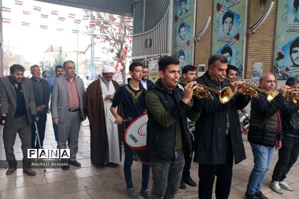 بزرگداشت چهلمین روز شهدای دانش‌آموز حادثه تروریستی کرمان در قم