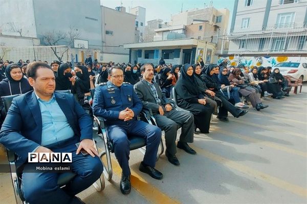 آئین جشن بزرگ اعیاد شعبانیه و روز جانباز در دبیرستان سمیه منطقه ۱۳