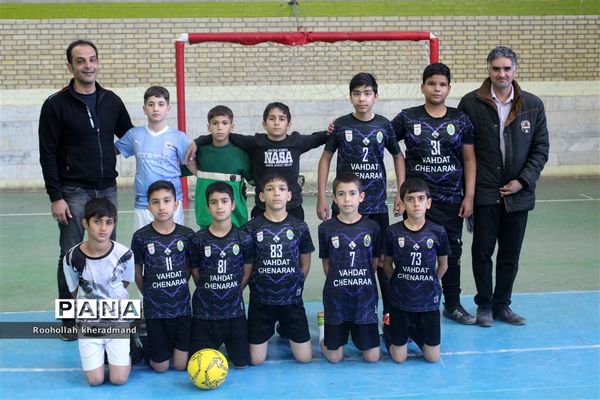 آیین افتتاحیه مسابقات فوتسال دانش‌آموزان مدارس ابتدایی دوره دوم