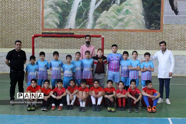 آیین افتتاحیه مسابقات فوتسال دانش‌آموزان مدارس ابتدایی دوره دوم