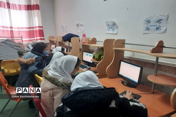 کارگاه آموزشی کار با رایانه پایه ششم مدرسه خاقانی شهرستان شیروان