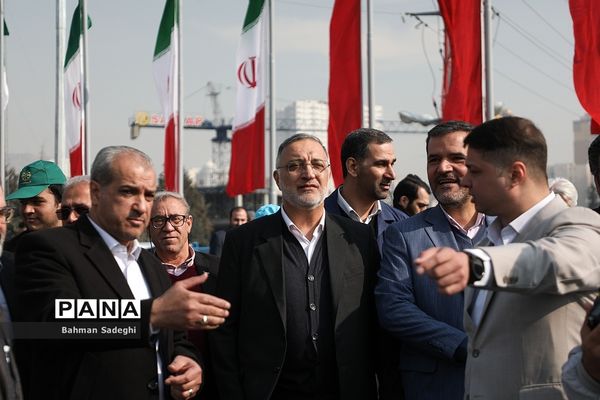 آیین بهره برداری از اولین پل مجهز به سیستم مکانیزه برف زدایی