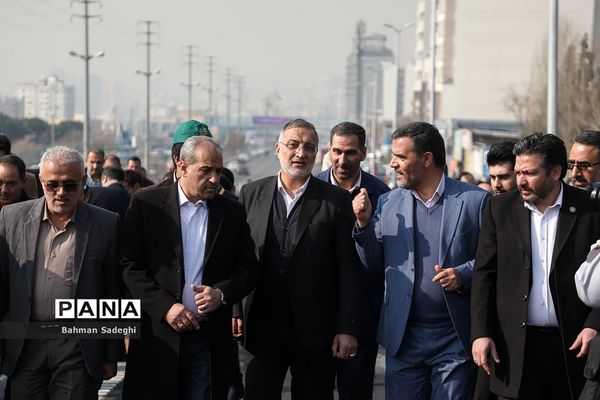 آیین بهره برداری از اولین پل مجهز به سیستم مکانیزه برف زدایی