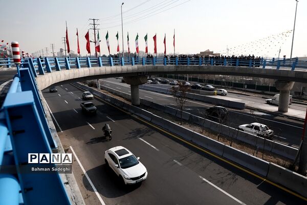 آیین بهره برداری از اولین پل مجهز به سیستم مکانیزه برف زدایی
