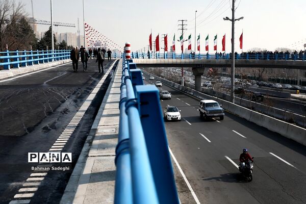 آیین بهره برداری از اولین پل مجهز به سیستم مکانیزه برف زدایی