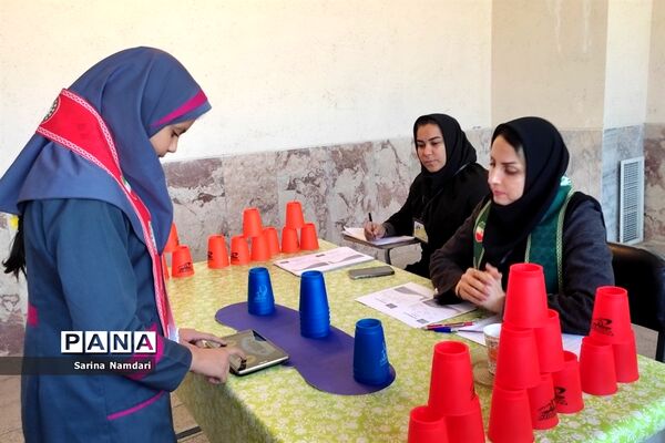 رقابت ۴۵۰ دانش‌آموز دختر دبستانی ناحیه ۳ شیراز در المپیاد بازی‌های فکری رویش