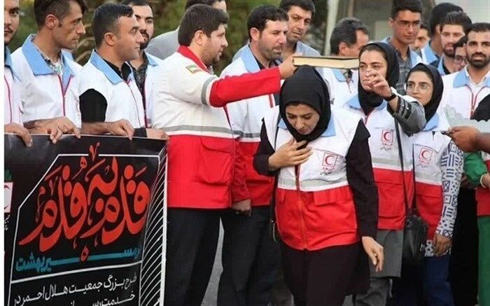 اعزام  ۲۵۰ نفر از اعضای جوانان استان اصفهان برای طرح قدم به قدم در مسیر بهشت