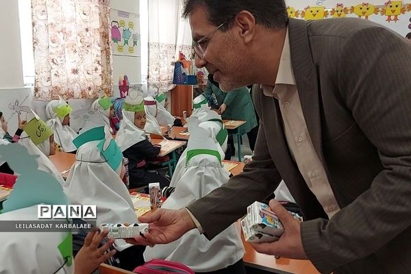 افتتاحیه طرح توزیع شیر مدارس در کهریزک