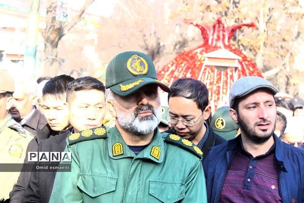 مراسم تشییع استاندار آذربایجان شرقی