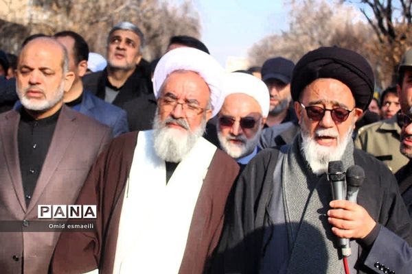 مراسم تشییع استاندار آذربایجان شرقی