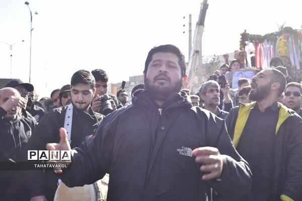 تشییع پیکر مطهر شهید مدافع حرم حسین محمدی در شهرستان پردیس