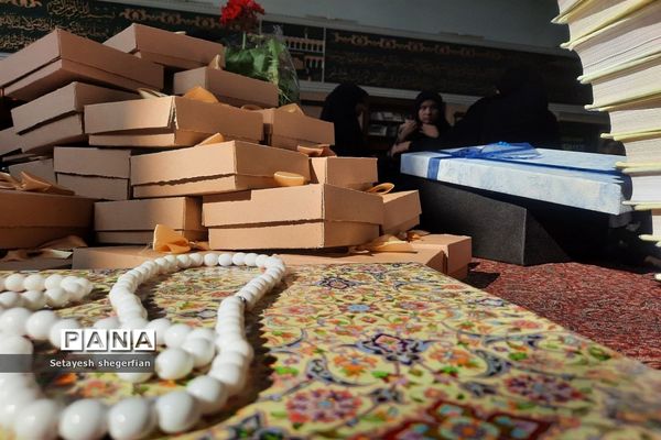 دیدار مدیر آموزش و پرورش ناحیه ۶ مشهد با دانش‌آموزان معتکف‌