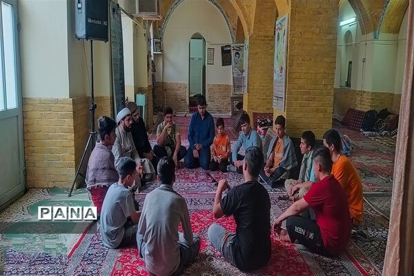 سومین روز از اعتکاف دانش‌آموزی در بخش جوادآباد
