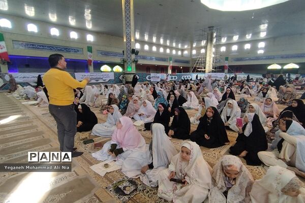 مراسم معنوی اعتکاف درشهرستان اسلامشهر