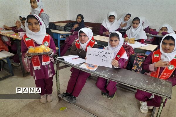 مراسم سوگواری وفات حضرت زینب در مدارس شادگان