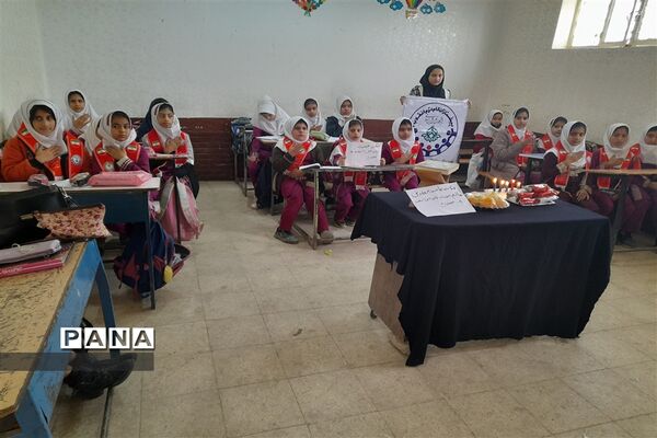 مراسم سوگواری وفات حضرت زینب در مدارس شادگان