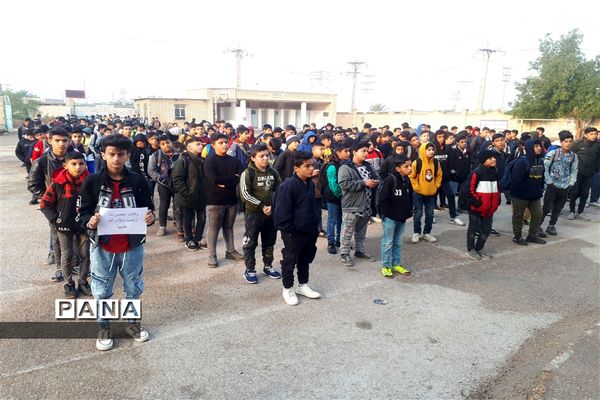 مراسم سوگواری وفات حضرت زینب در مدارس شادگان