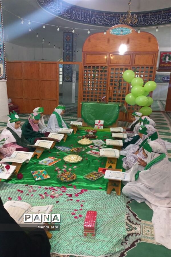 جشن قرآن در دبستان آیت الله غفاری روستای اسدآباد بهبهان