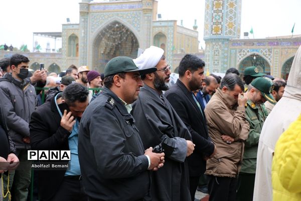 تشییع پیکر شهیدان «آقازاده نژاد» و «کریمی» در قم