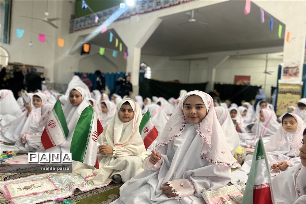 جشن تکلیف دختران مانه و سملقان در مسجد جامع
