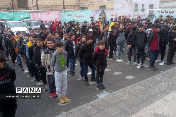 مراسم میلاد امام علی (ع) در دبستان شهید فرمانی