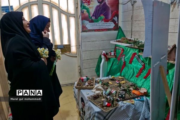 برگزاری نمایشگاه فرهنگی هنری و سفره سالم در دبیرستان پردیسان ورامین