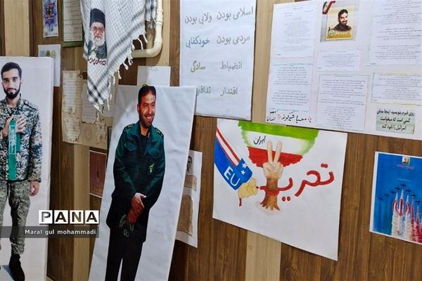 برگزاری نمایشگاه فرهنگی هنری و سفره سالم در دبیرستان پردیسان ورامین