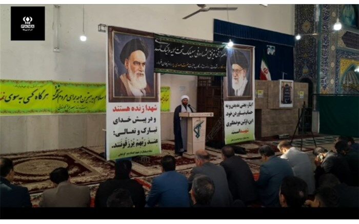 مراسم چهلم شهید گمنام در کوهنانی برگزار شد/فیلم
