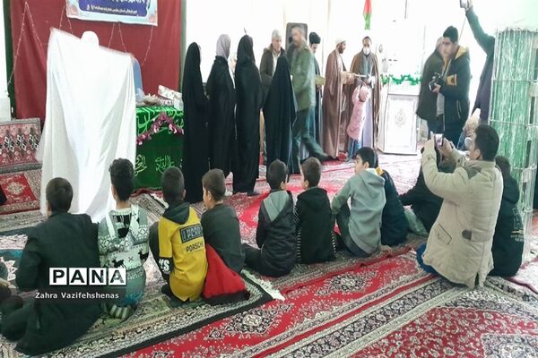 برگزاری جشن میلاد امام علی (ع) در امامزاده روستای توده شهرستان شیروان