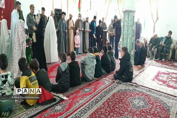 برگزاری جشن میلاد امام علی (ع) در امامزاده روستای توده شهرستان شیروان
