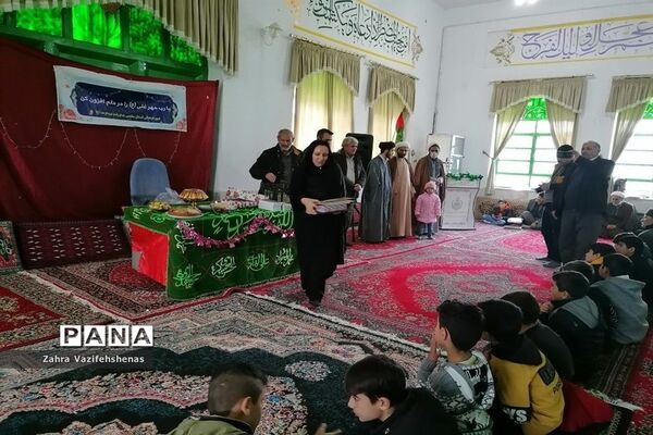 برگزاری جشن میلاد امام علی (ع) در امامزاده روستای توده شهرستان شیروان