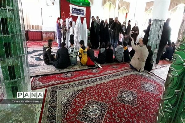 برگزاری جشن میلاد امام علی (ع) در امامزاده روستای توده شهرستان شیروان