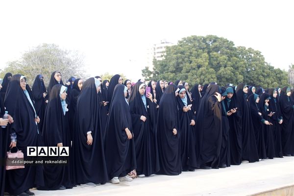 رونمایی از سرود طوفان الاقصی در  جزیره قشم