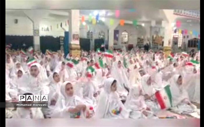 جشن فرشته‌های نه ساله شهرستان مانه وسملقان/ فیلم