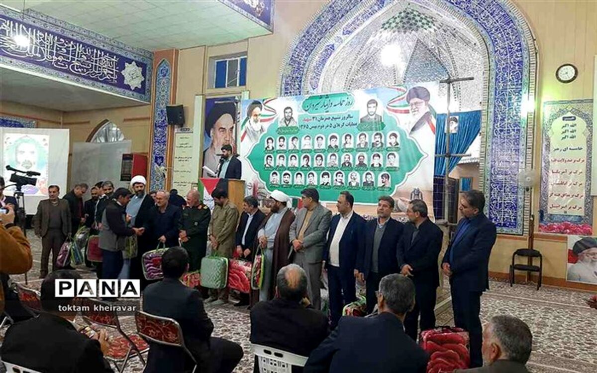 برگزاری یادواره شهدای عملیات کربلای ۵ در شهرستان شیروان‌/ فیلم