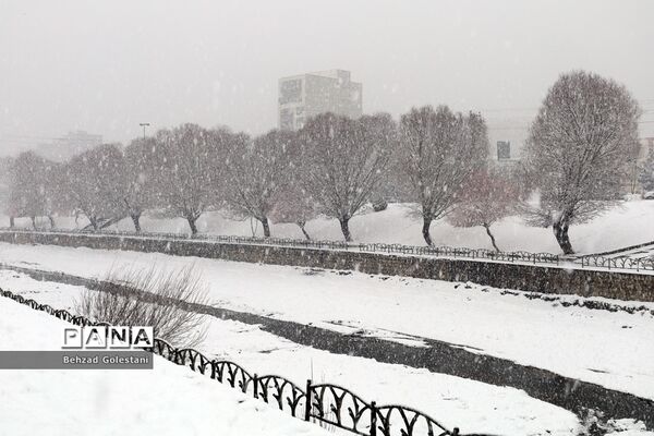 بارش برف در ارومیه