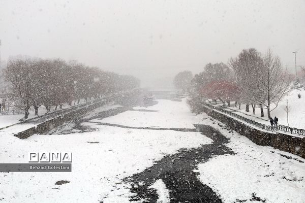 بارش برف در ارومیه