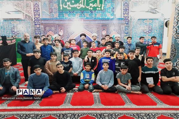 اعتکاف دانش‌آموزی در شهرستان کارون