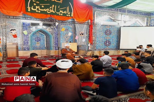 اعتکاف دانش‌آموزی در شهرستان کارون