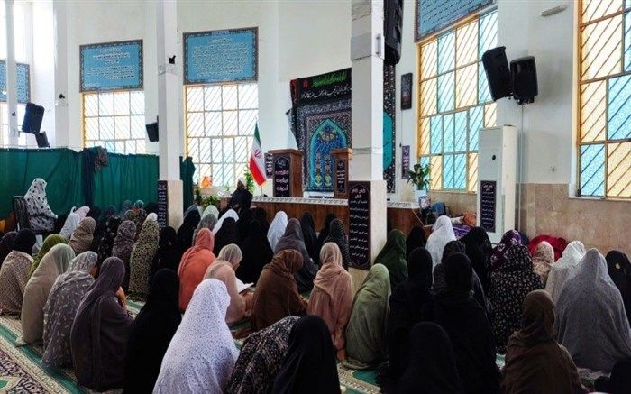 حضور پرشور نوجوانان در مراسم اعتکاف بشاگرد