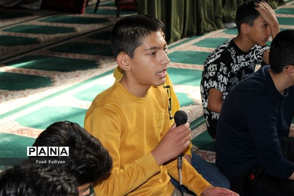 برگزاری مراسم معنوی اعتکاف در شهرستان گلبهار