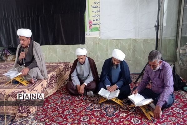 آئین اعتکاف دانش‌آموزای در هرمزگان