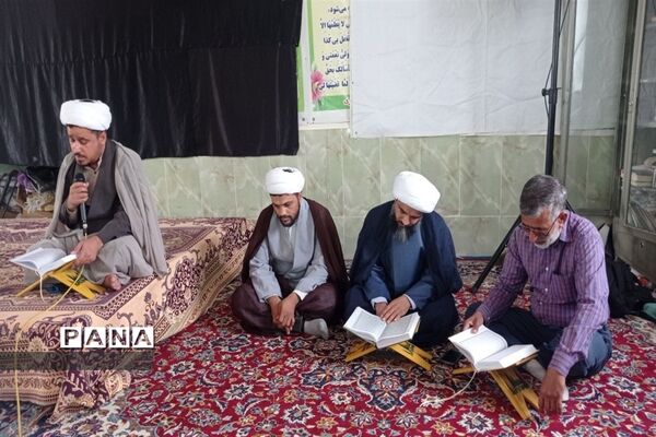 آئین اعتکاف دانش‌آموزای در هرمزگان
