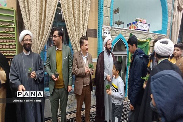 مراسم اعتکاف  در فاروج